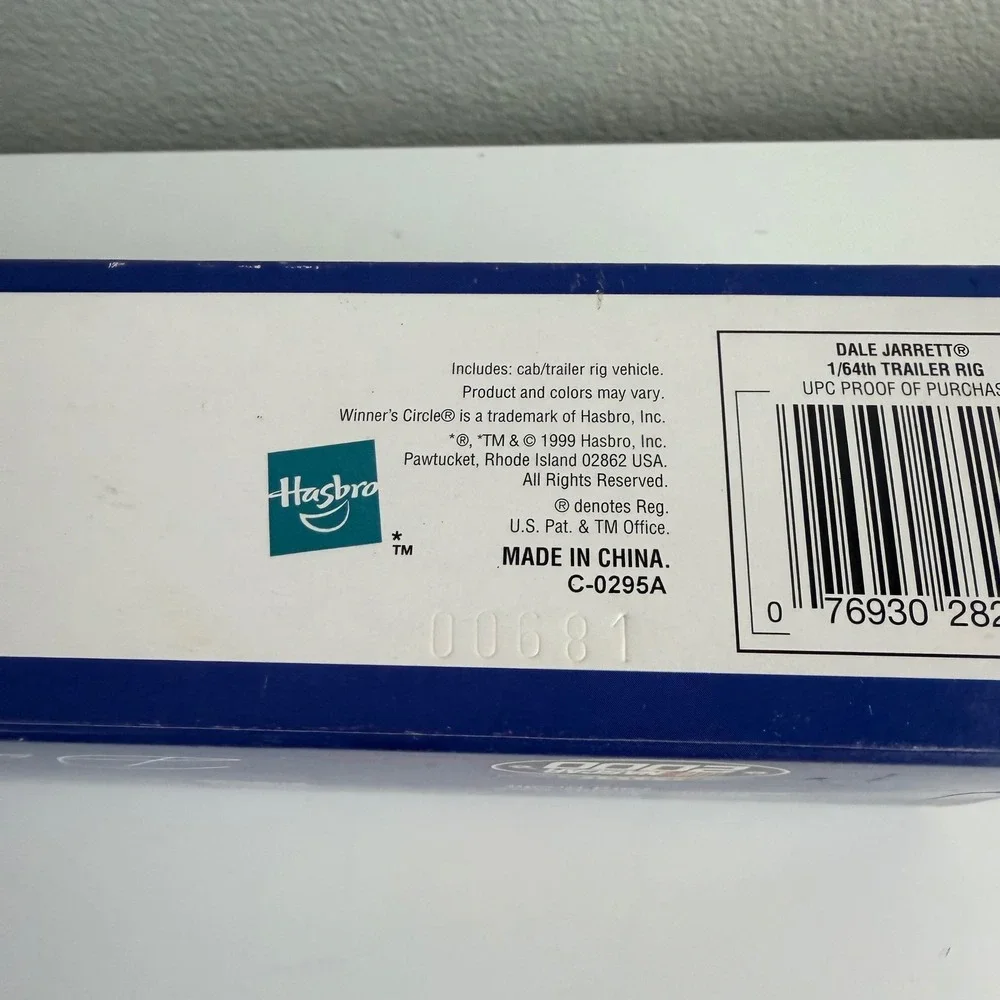 NASCAR 2000 Winners Circle Dale Jarrett 88 Ford Quality Care 1/64 Trailer Rig